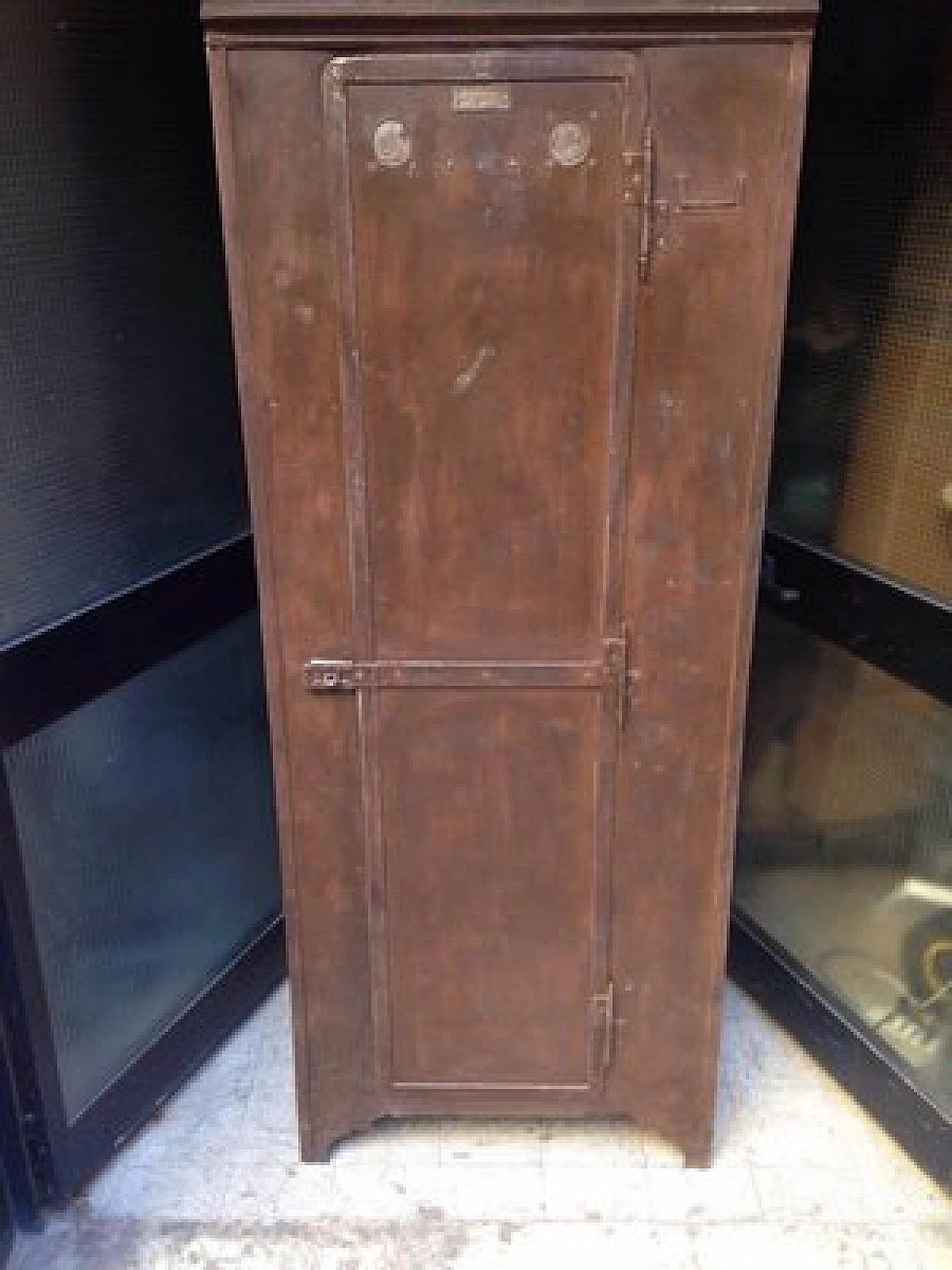 German metal military locker, 1930s 1