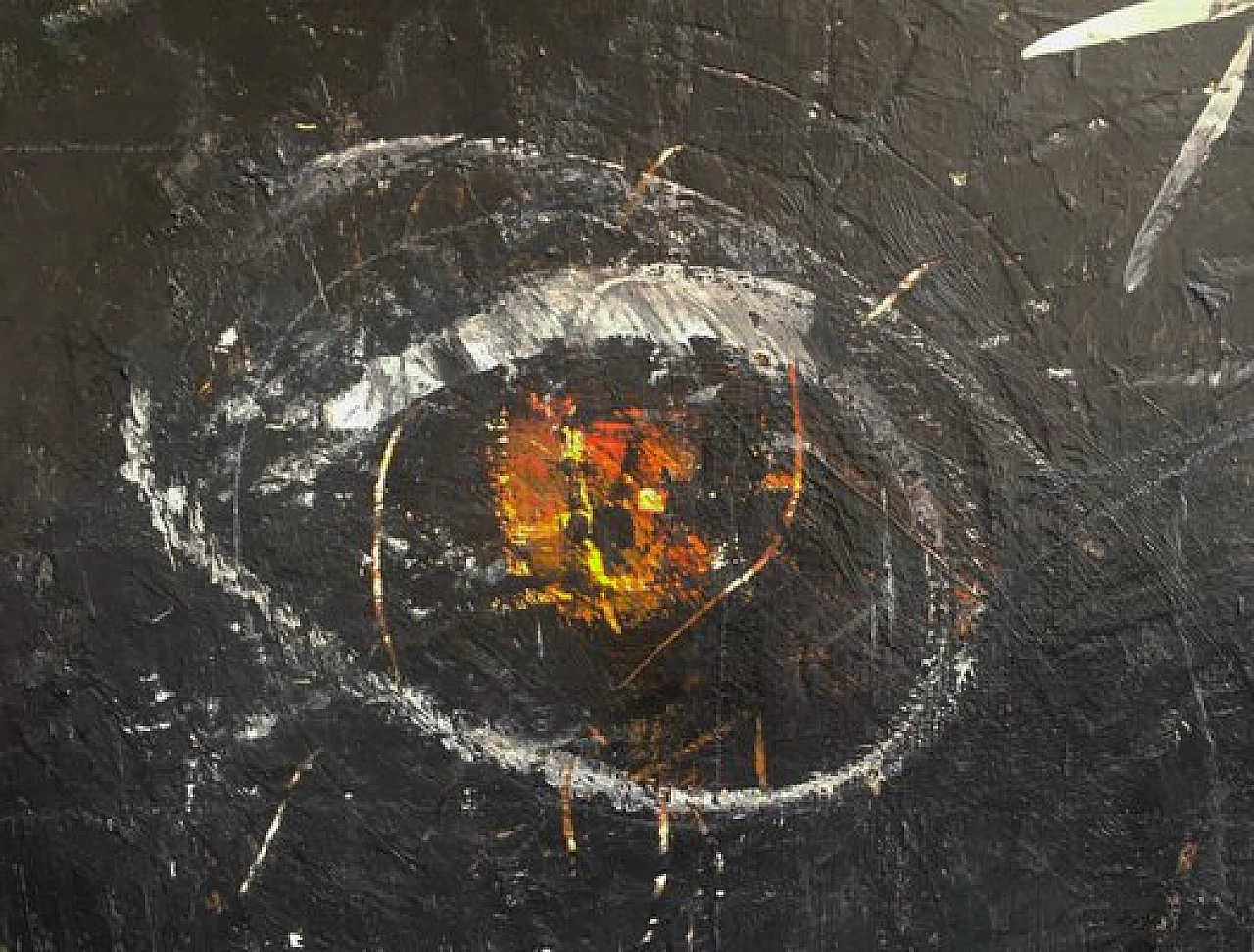 Massimo D'Orta, Blackboard, oil painting on canvas, 2013 4