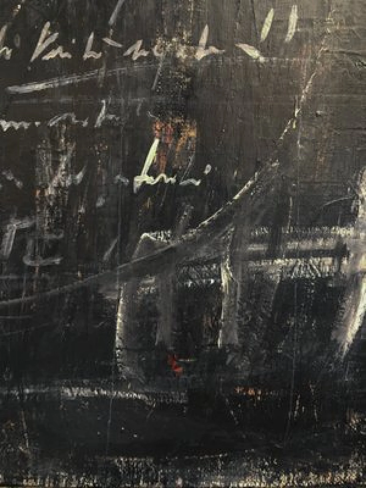 Massimo D'Orta, Blackboard, oil painting on canvas, 2013 8