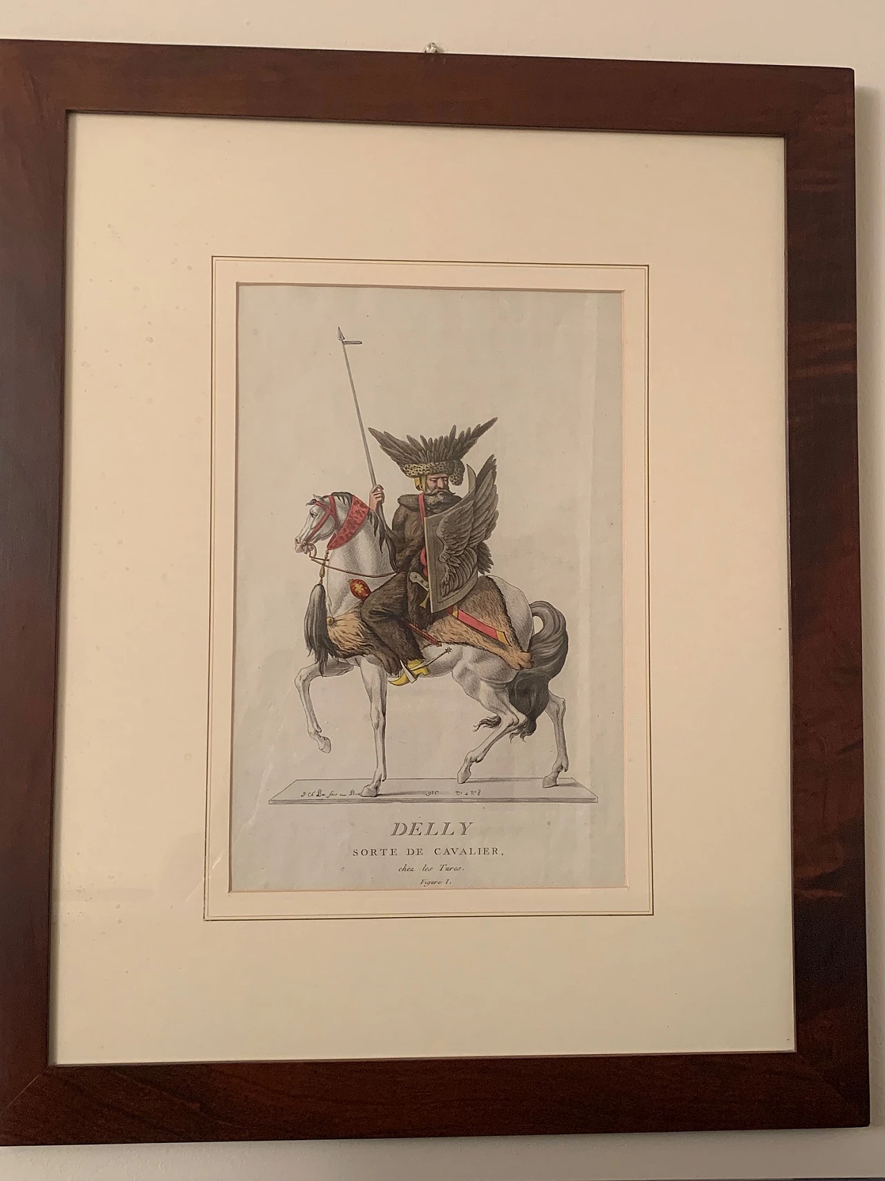 5 Prints of knights by Jacques Charles Bar, 1768 3