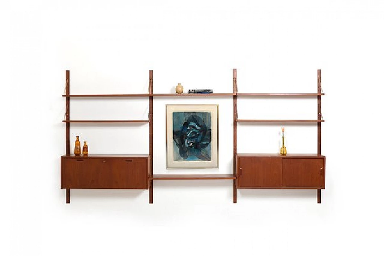 Teak bookcase by Sven Ellekær for Albert Hansen, 1960s 2