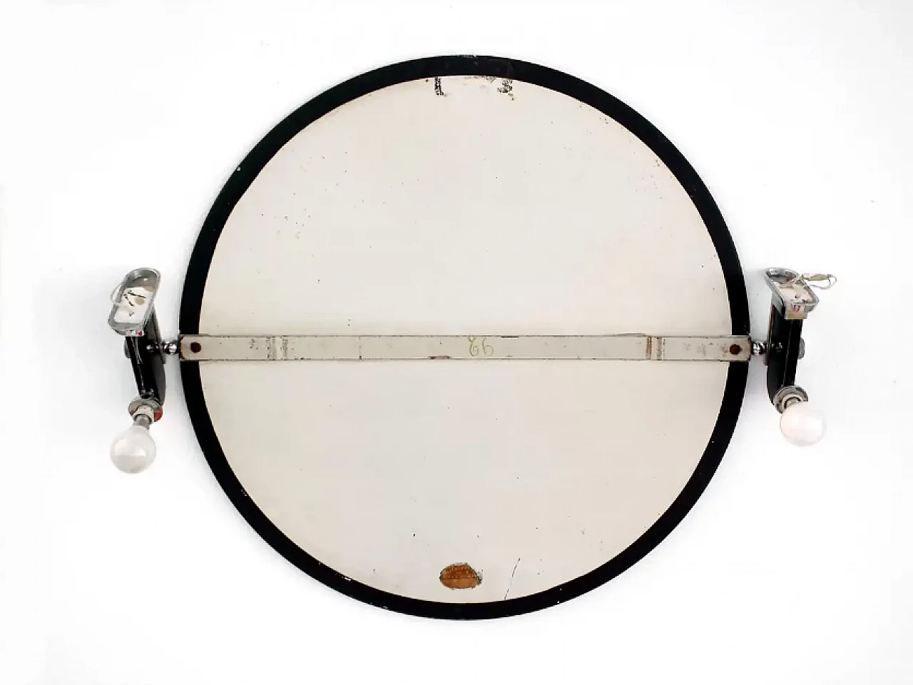 Wall mirror by Osvaldo Borsani for Metalvetro Galvorame, 1940s 16