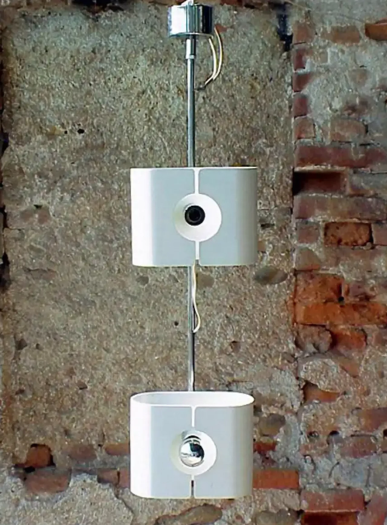 Lampada da soffitto in alluminio di Stilux, anni '70 5