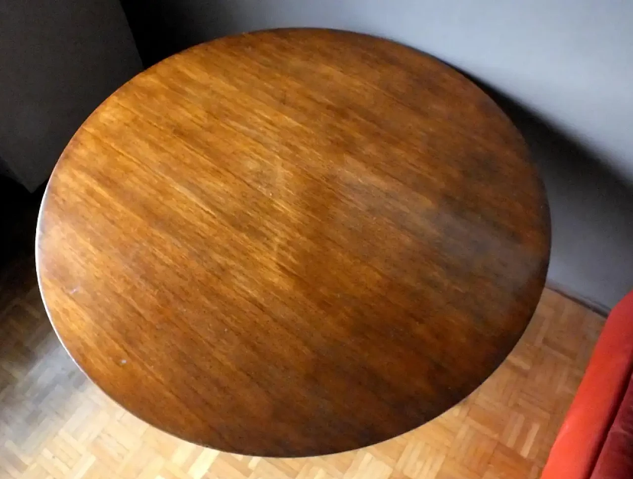 Walnut table by Osvaldo Borsani for Tecno, 1950s 2