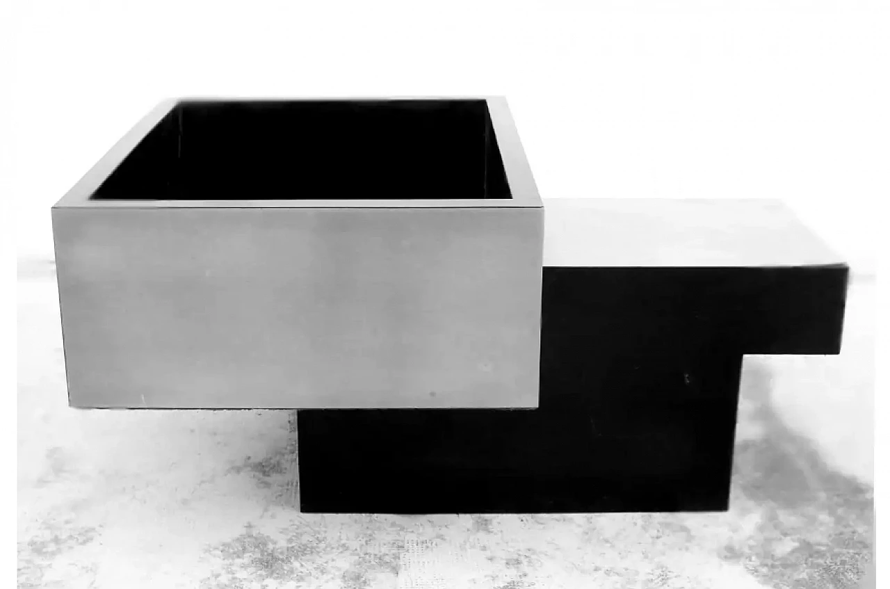 Bar box table in the style of Willy Rizzo, 1970s 11