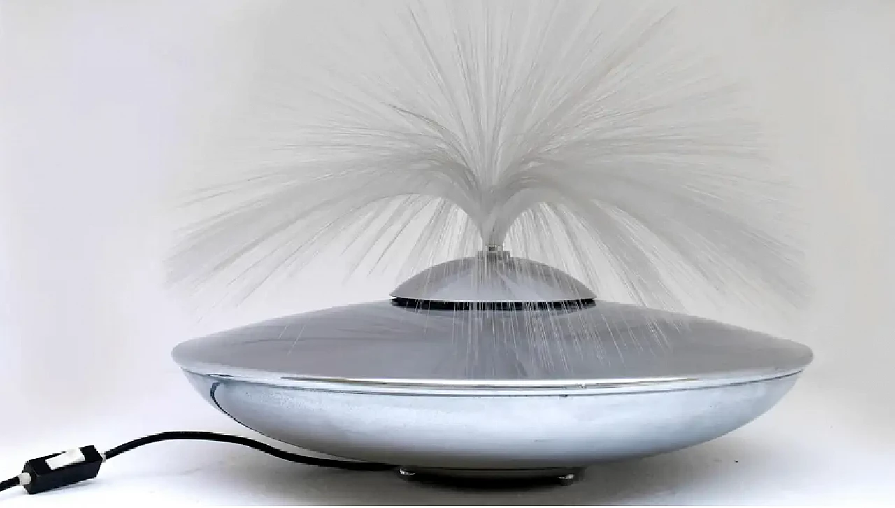 Metal fibre optic lamp, 1970s 2