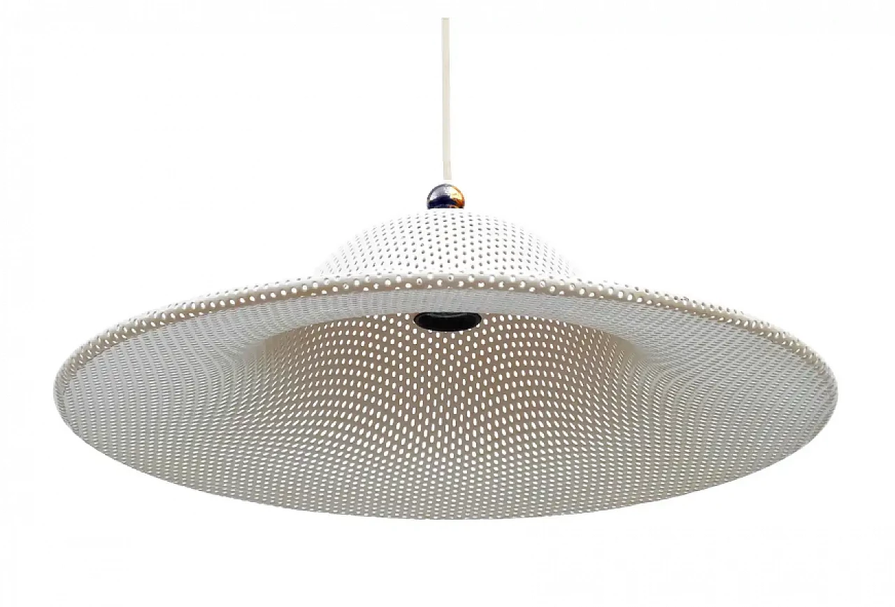 Lampada da soffitto traforata di Artimeta, anni '50 5