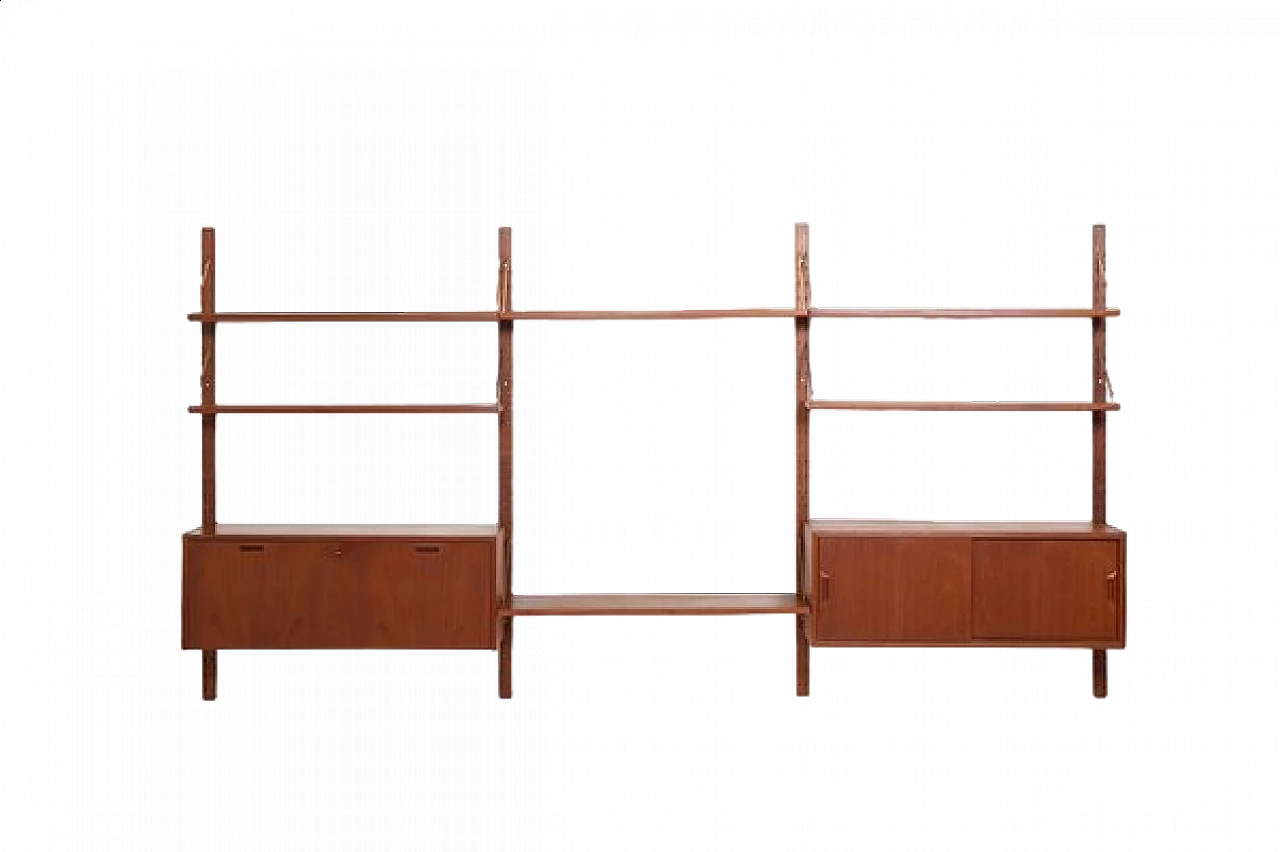 Teak bookcase by Sven Ellekær for Albert Hansen, 1960s 15