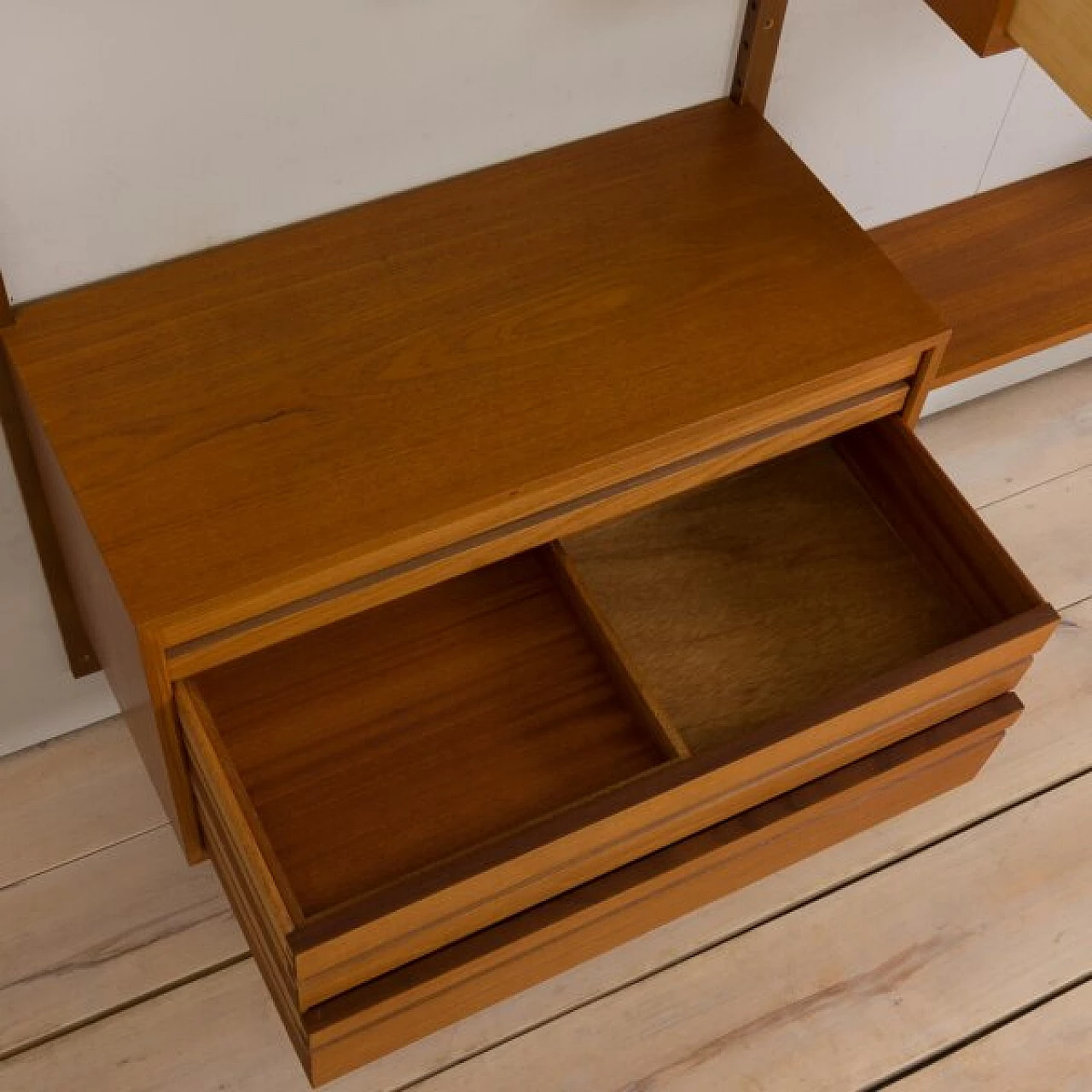 Danish teak sectional bookcase by P. Cadovius, 1960s 13