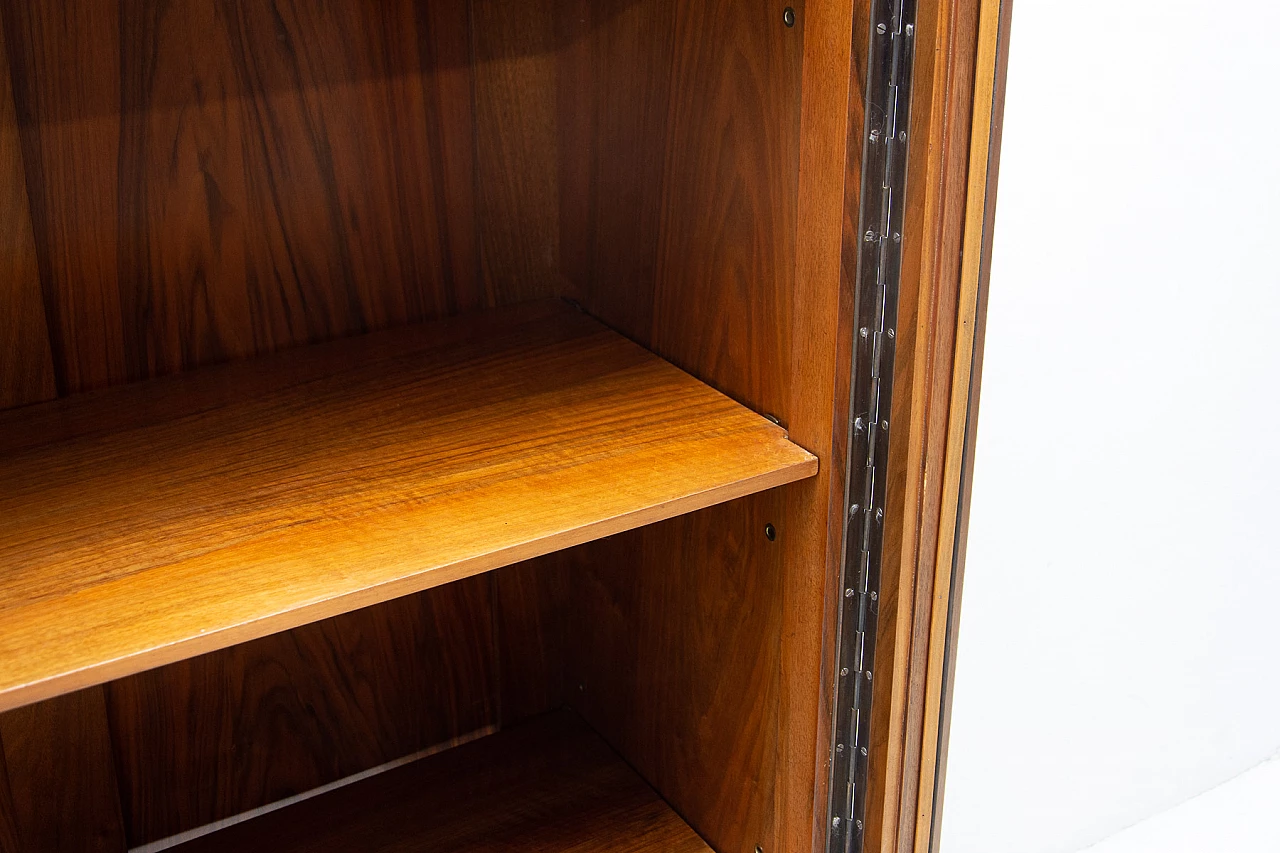 Walnut Art Deco bookcase, 1930s 12