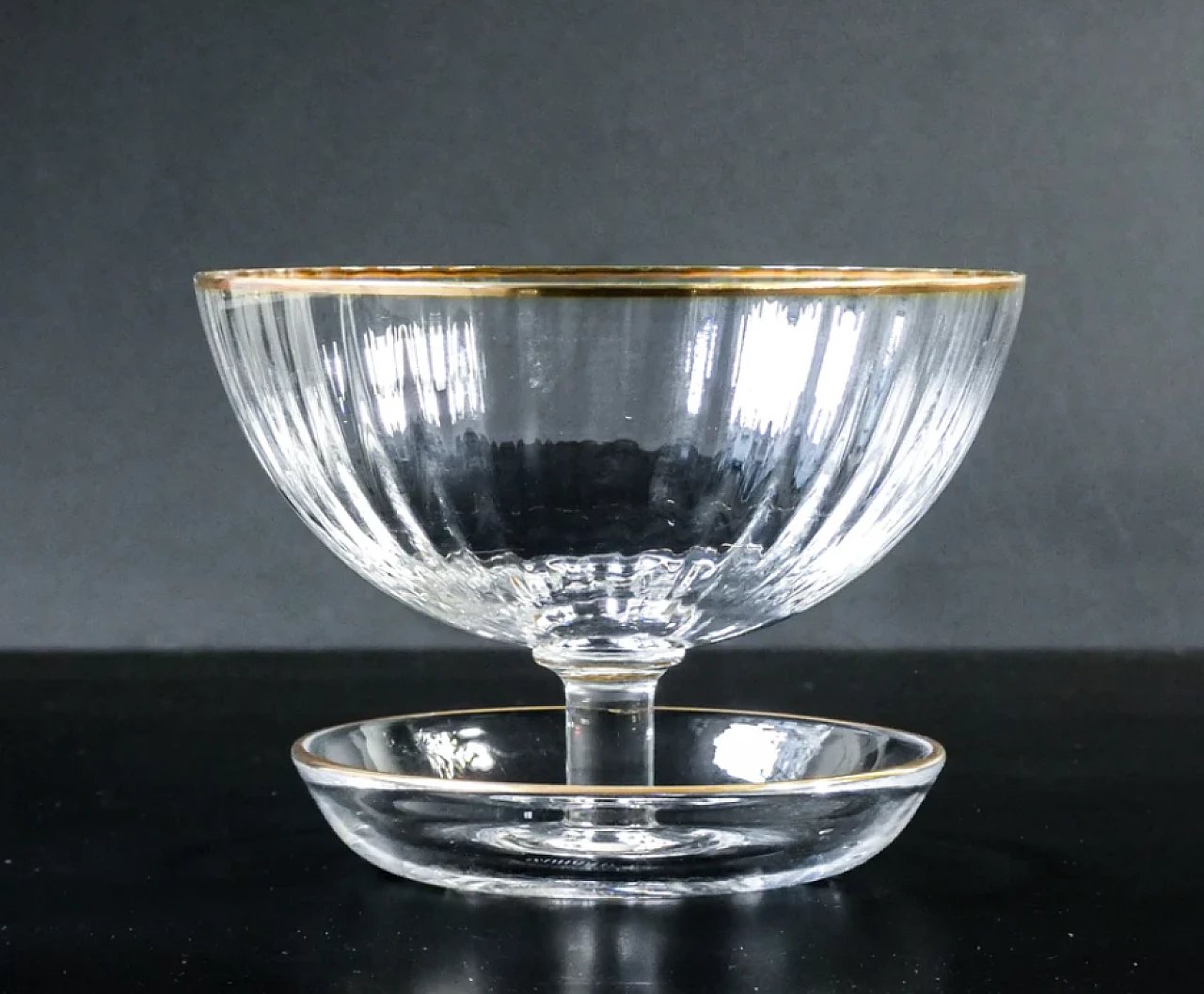 Glass cup blown Murano glass by Nason Moretti, mid-20th century 2