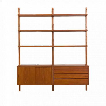 Danish modular bookcase by Poul Cadovius for CADO, 1960s