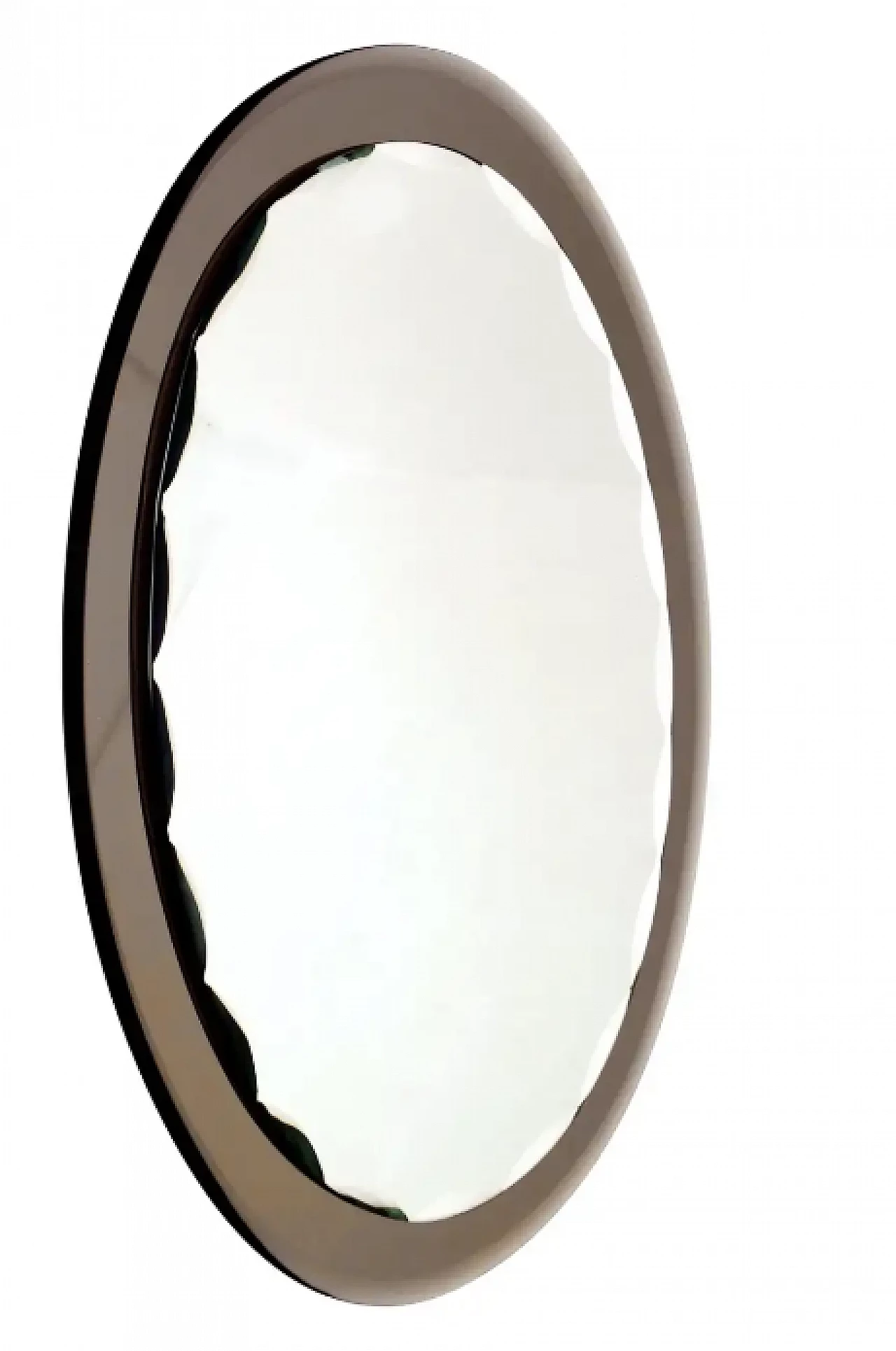 Mirror with serrated edges by Fontana Arte, 1950s 1