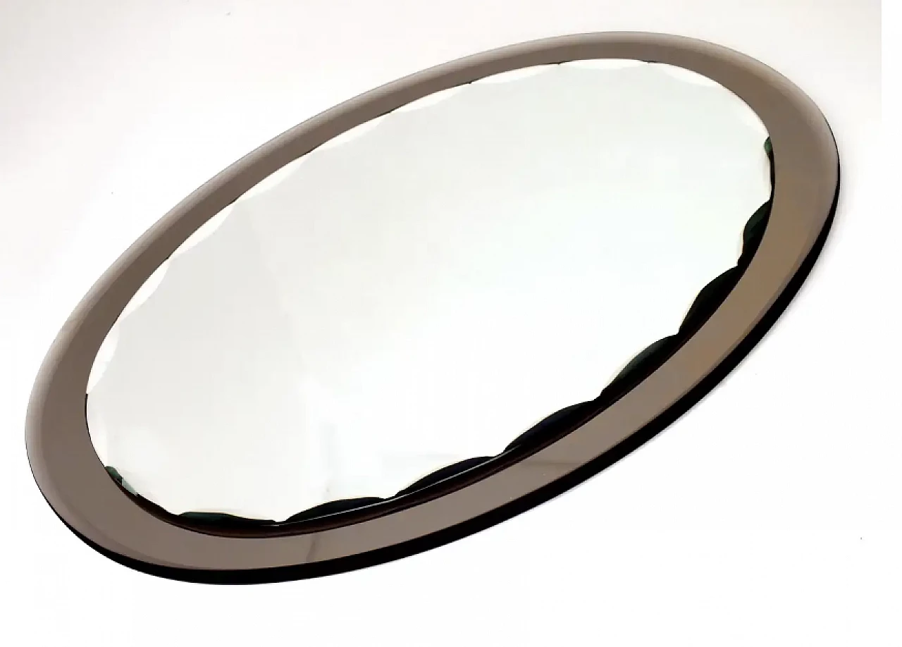 Mirror with serrated edges by Fontana Arte, 1950s 2