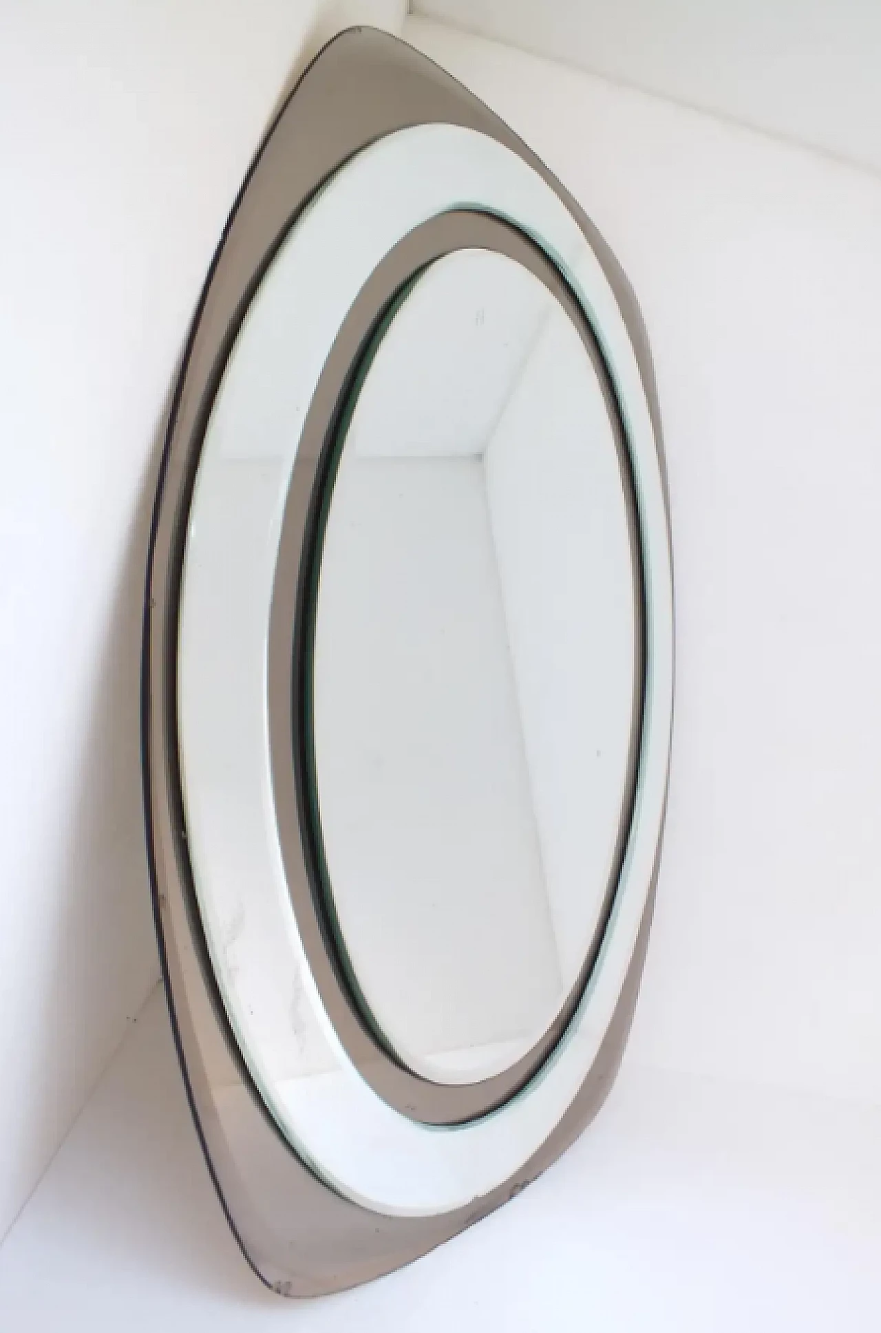 Wall mirror by Metalvetro Galvorame, 1950s 2