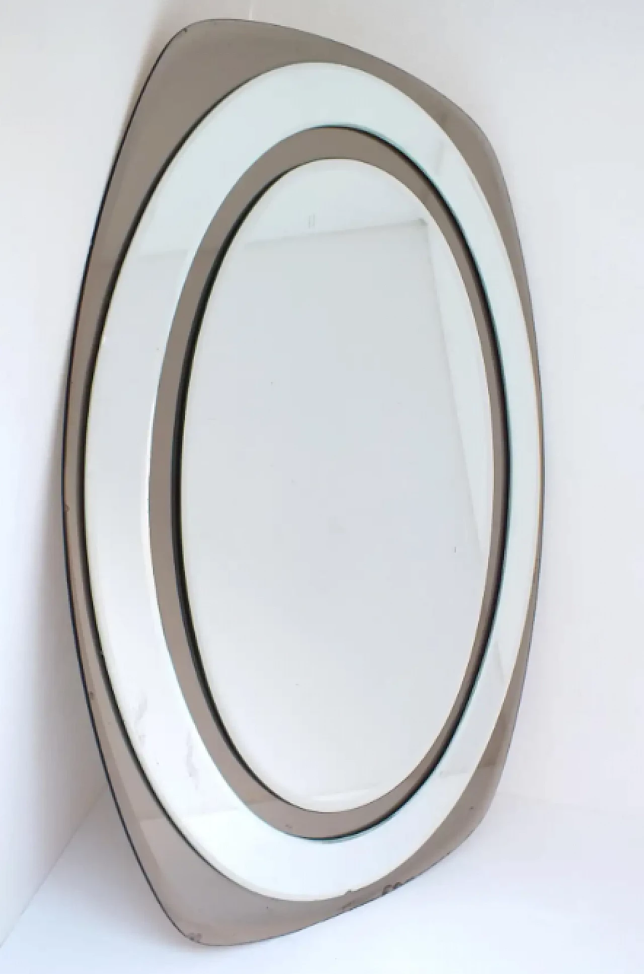 Wall mirror by Metalvetro Galvorame, 1950s 4