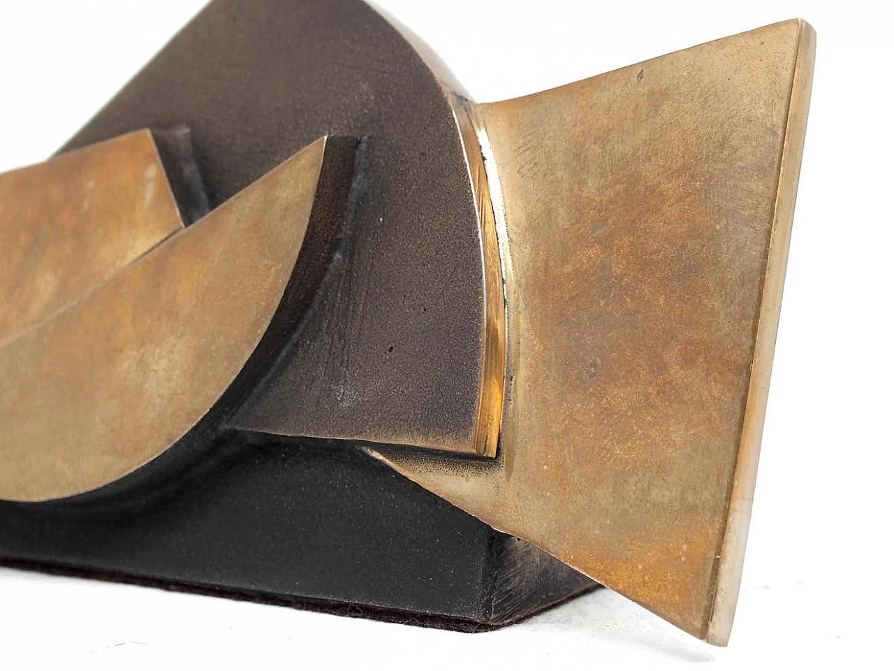 Bronze sculptural photo holder by Esa Fedrigolli for Esart, 1960s 5