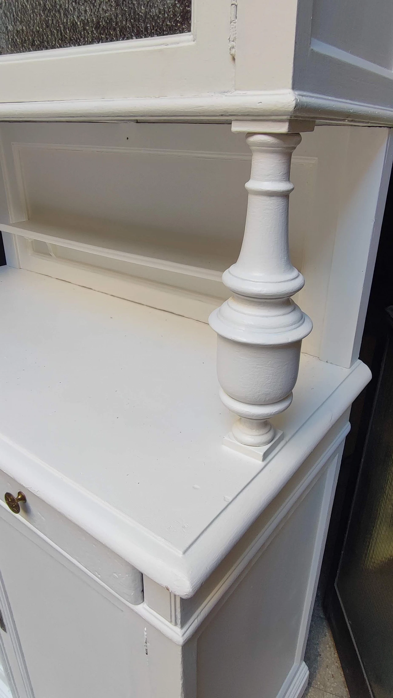 White painted wood sideboard, 1950s 6