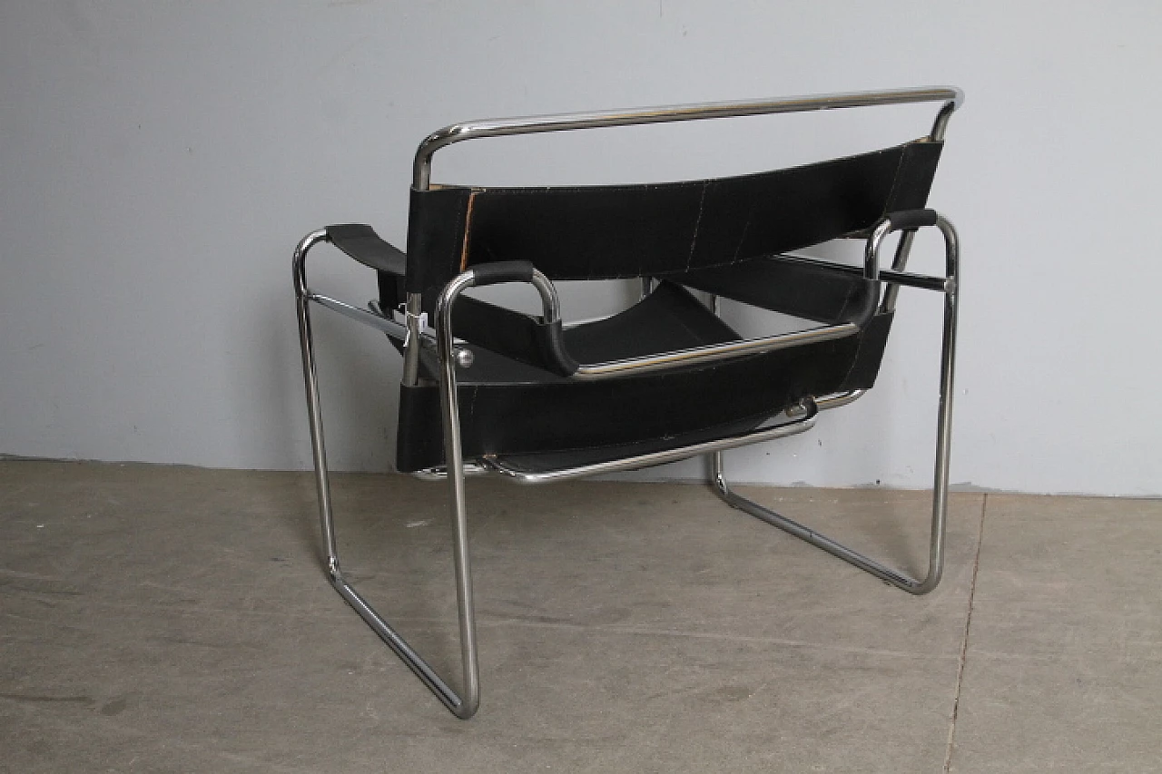 Leather and metal armchair in the style of Marcel Breuer, 1970s 3