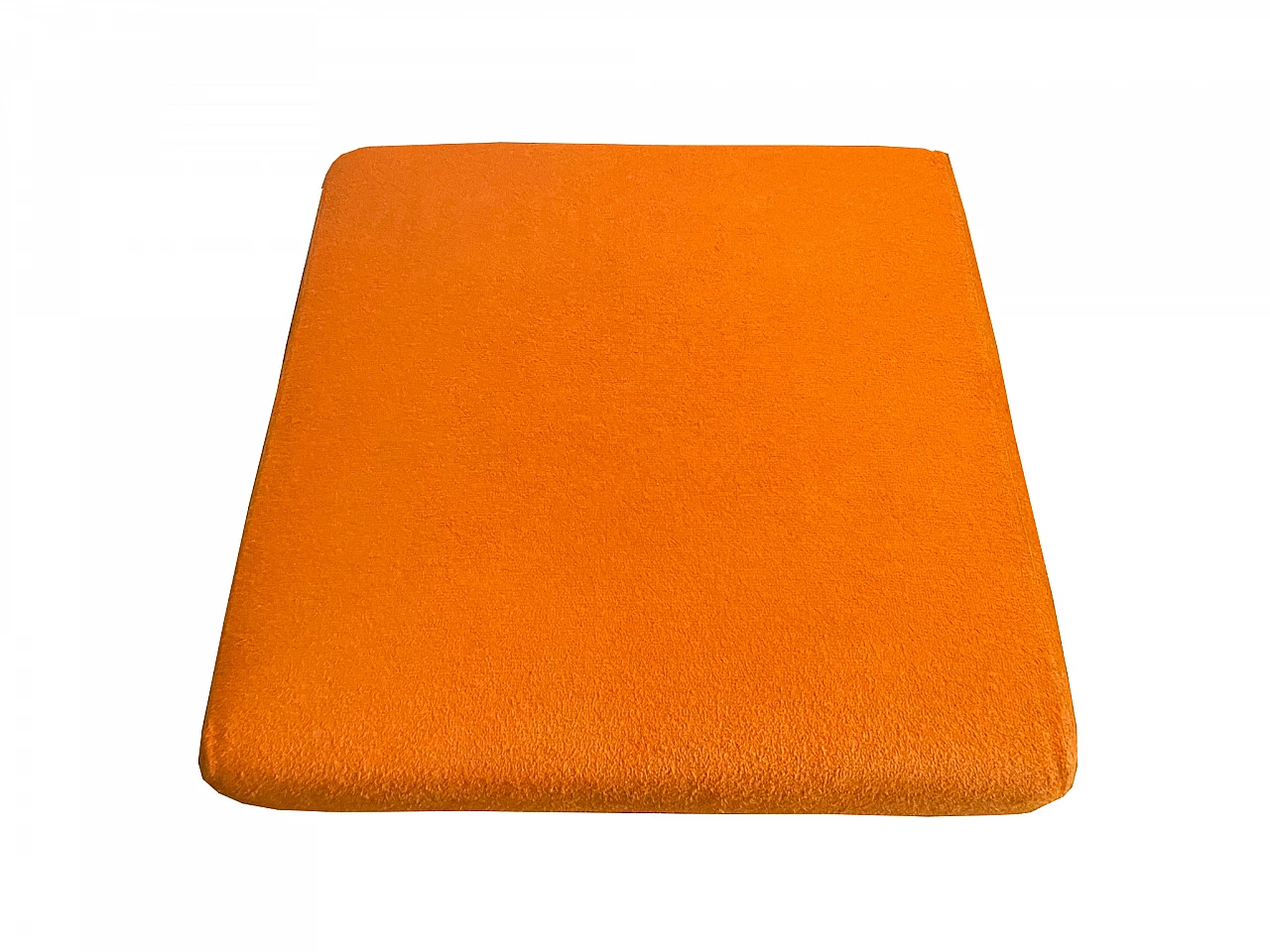 Orange fabric pouf by Edra, 1970s 4