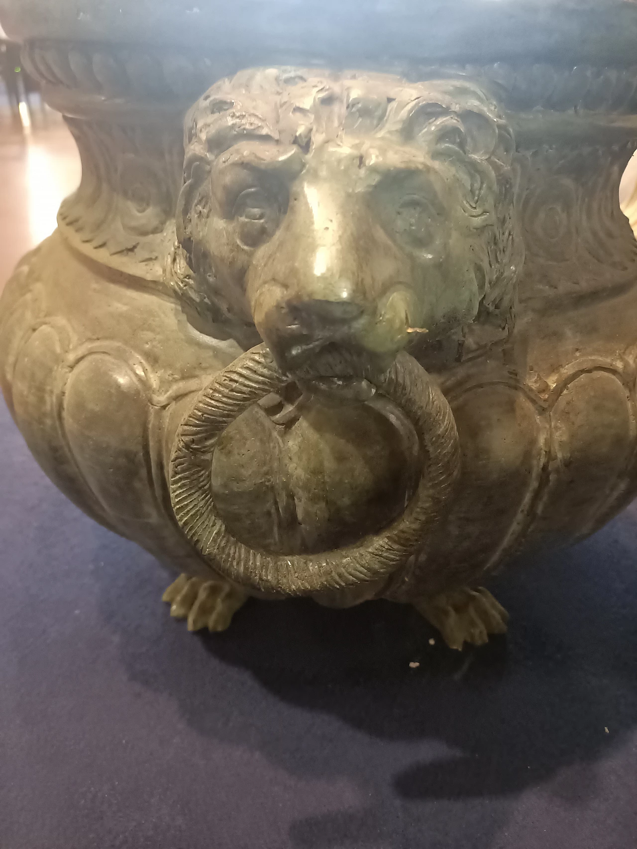 Neapolitan Empire bronze planter, mid-19th century 4