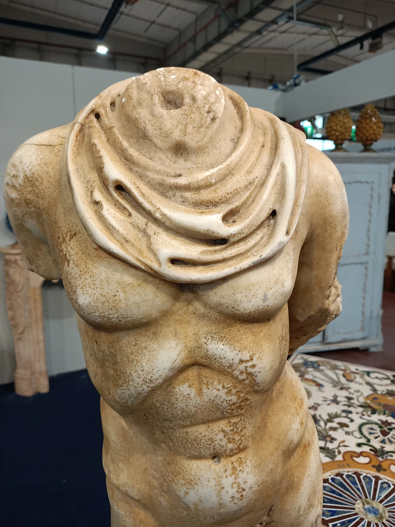 Thassos marble male bust 1