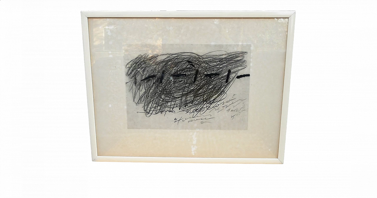 Antoni Tàpies, abstract composition, screen print 4