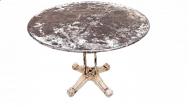 Metal garden table, 1940s