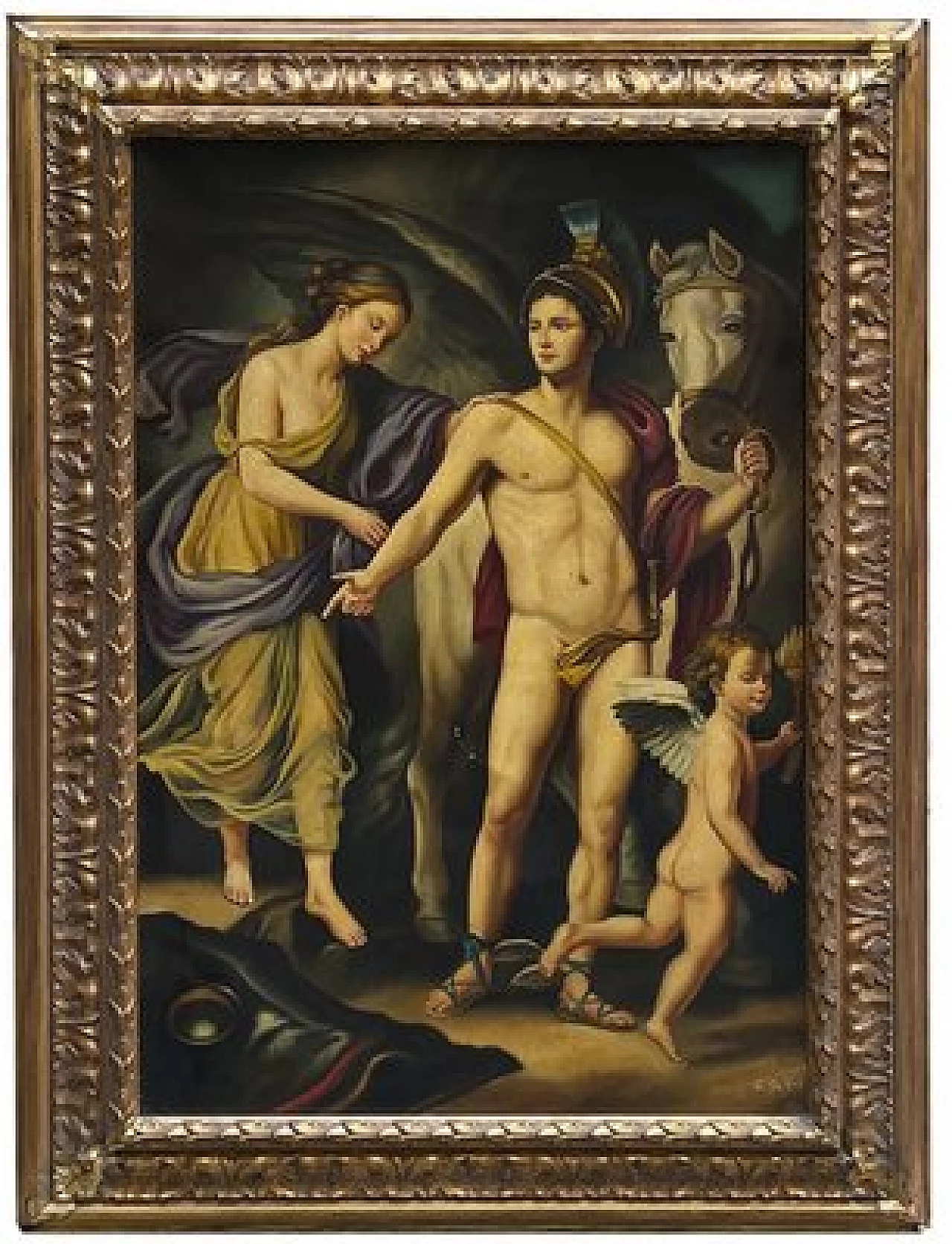 Eugenio De Blas after AR Mengs, Perseus and Andromeda, oil on canvas, 2005 1