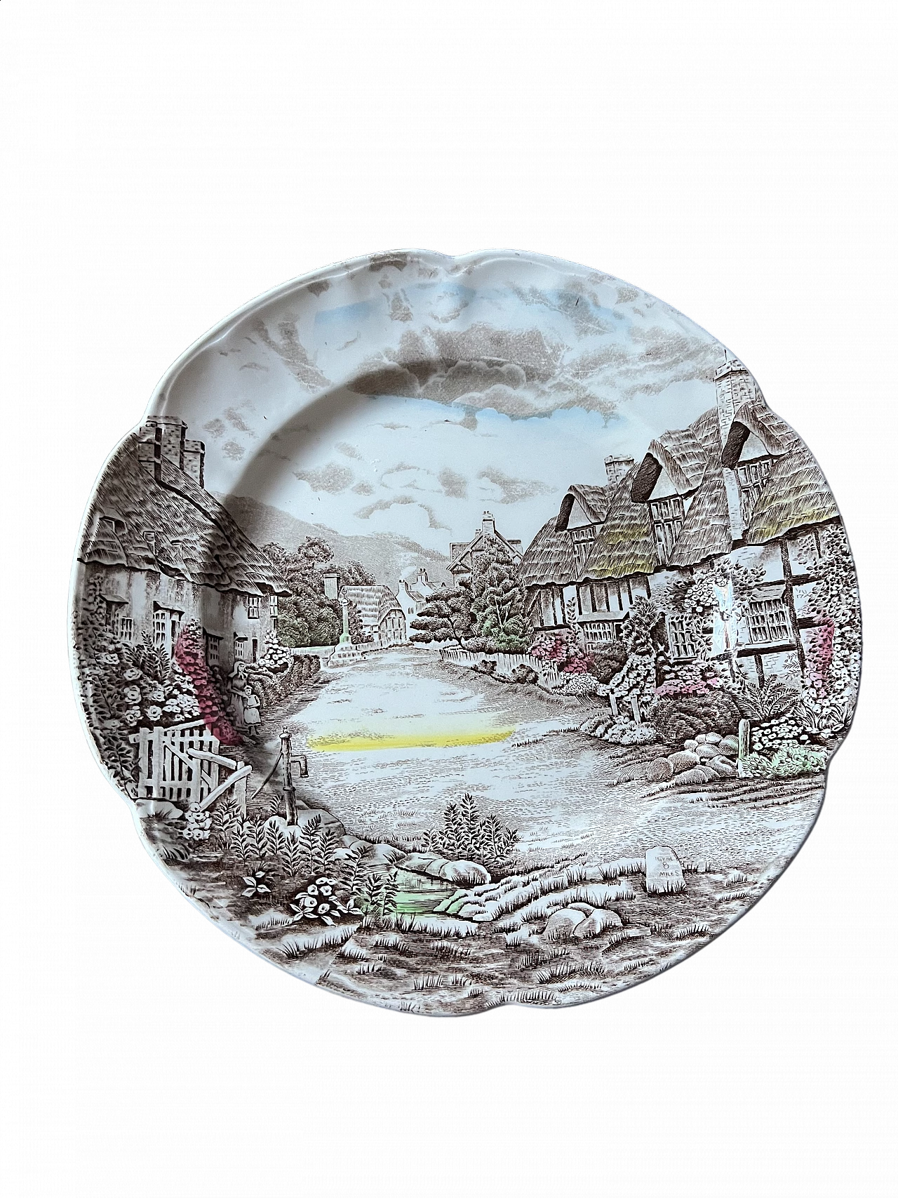 Olde English Countryside porcelain plate by Johnson Bros | intOndo