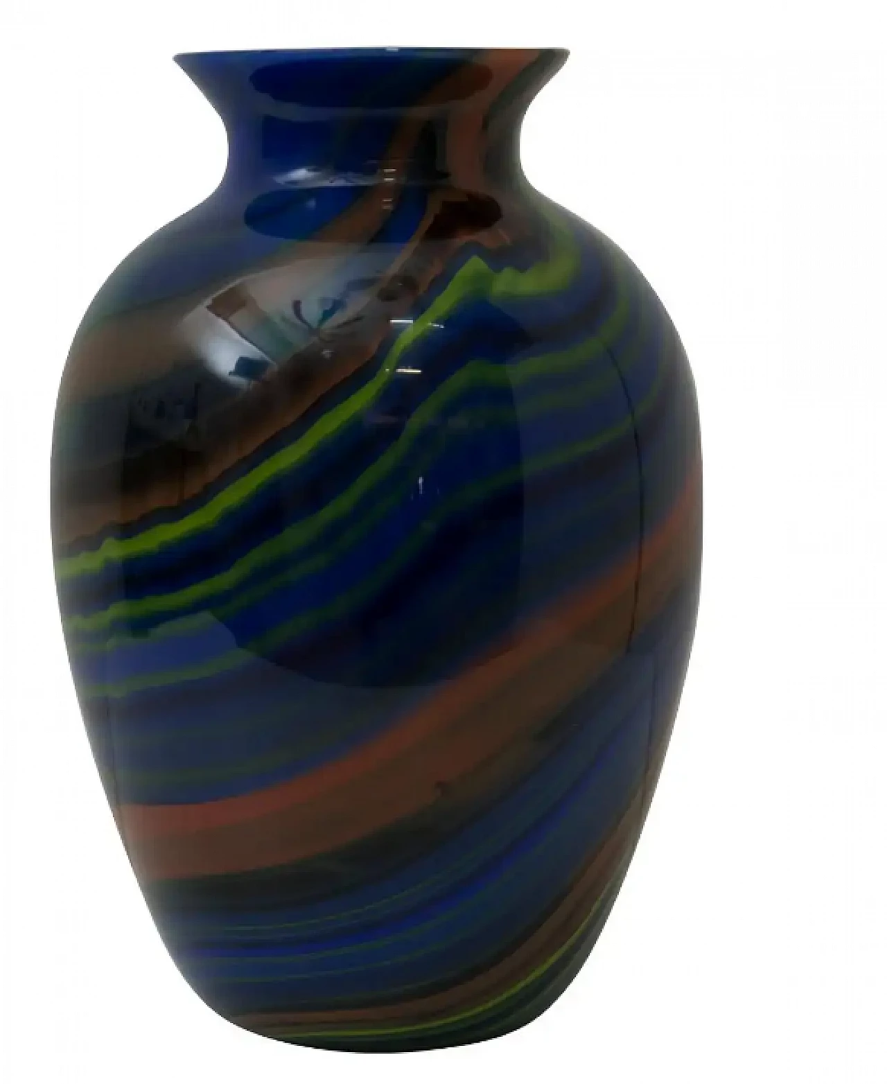 Mercurio Murano glass vase by Ottavio Missoni for Arte Vetro Murano, 1980s 1