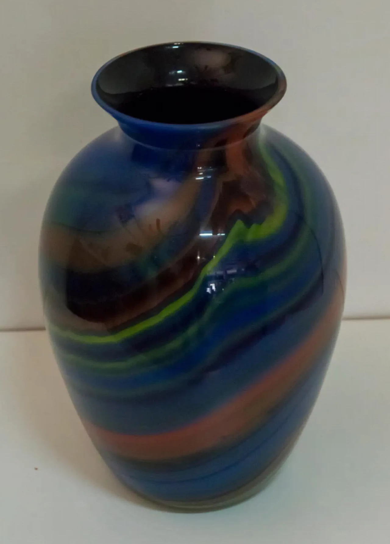 Mercurio Murano glass vase by Ottavio Missoni for Arte Vetro Murano, 1980s 2