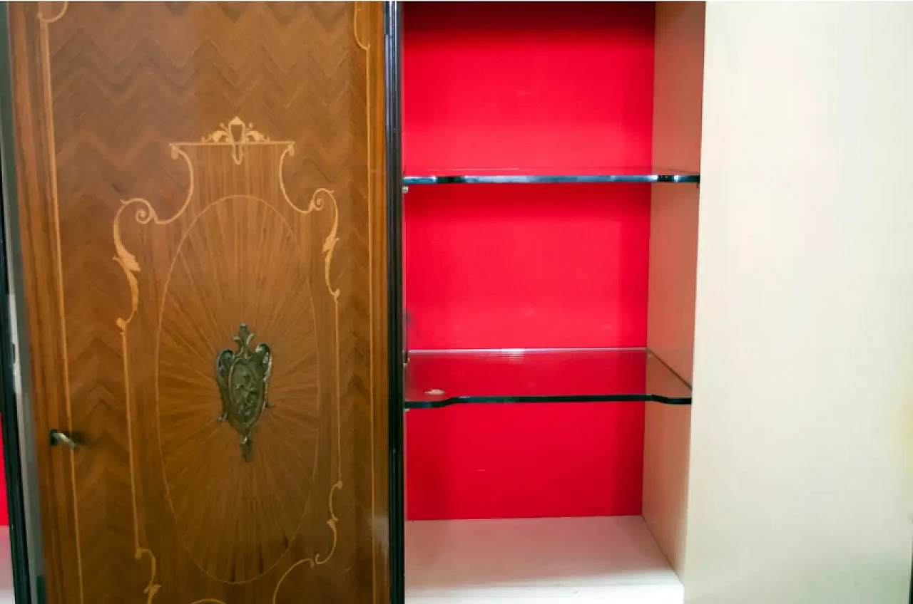 Walnut and poplar bar cabinet by Leopoldo Malberti, 1950s 7