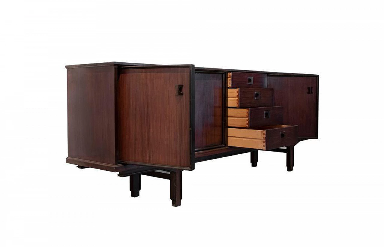 Credenza scandinava in palissandro, anni '60 3