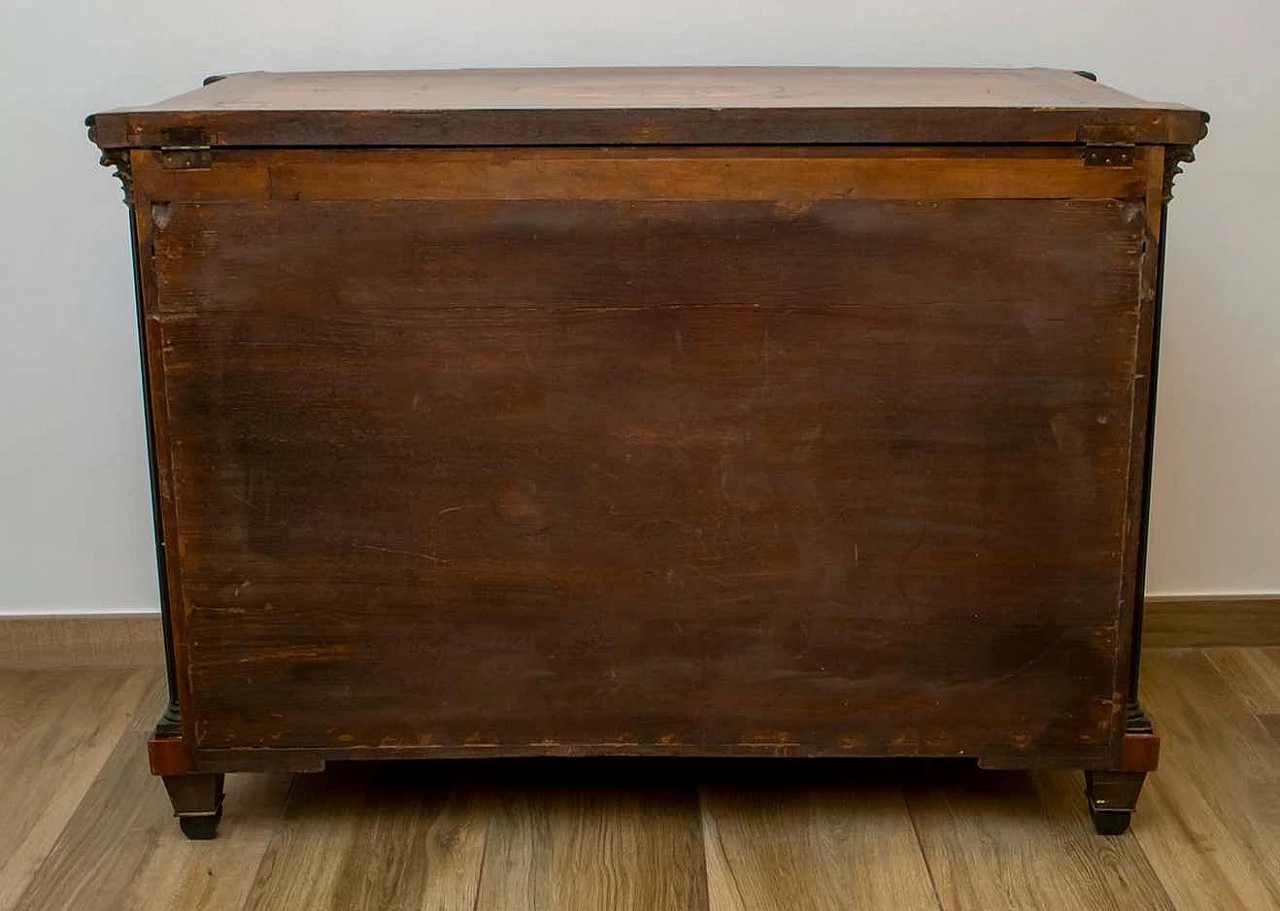 Napoleon III sideboard inlaid with geometric floral motifs, 1850 16