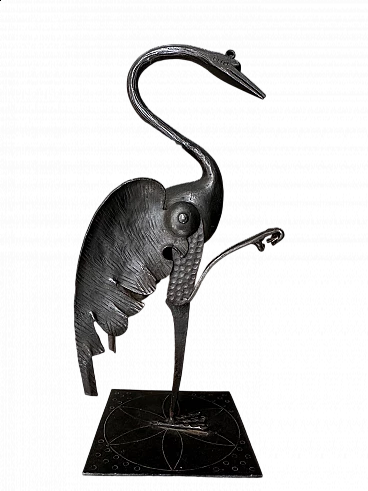 Wrought iron sculpture of a tamper, early 20th century