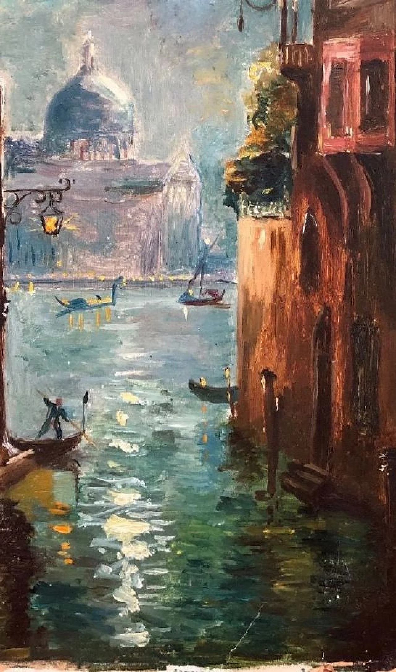 Glimpse of Venice, oil on cardboard 3