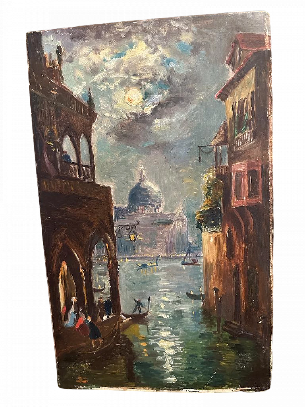 Glimpse of Venice, oil on cardboard 4