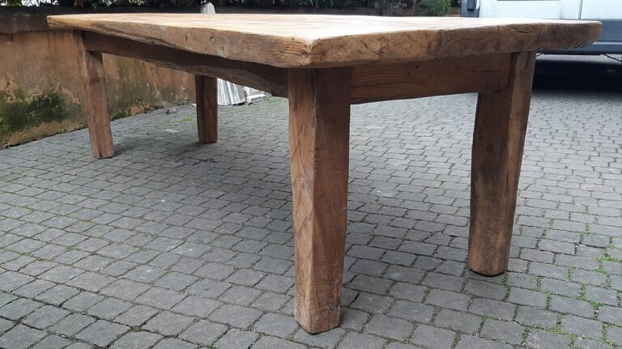 Rustic Tuscan oak and cedar table, early 20th century 4