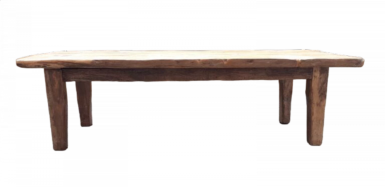 Rustic Tuscan oak and cedar table, early 20th century 11