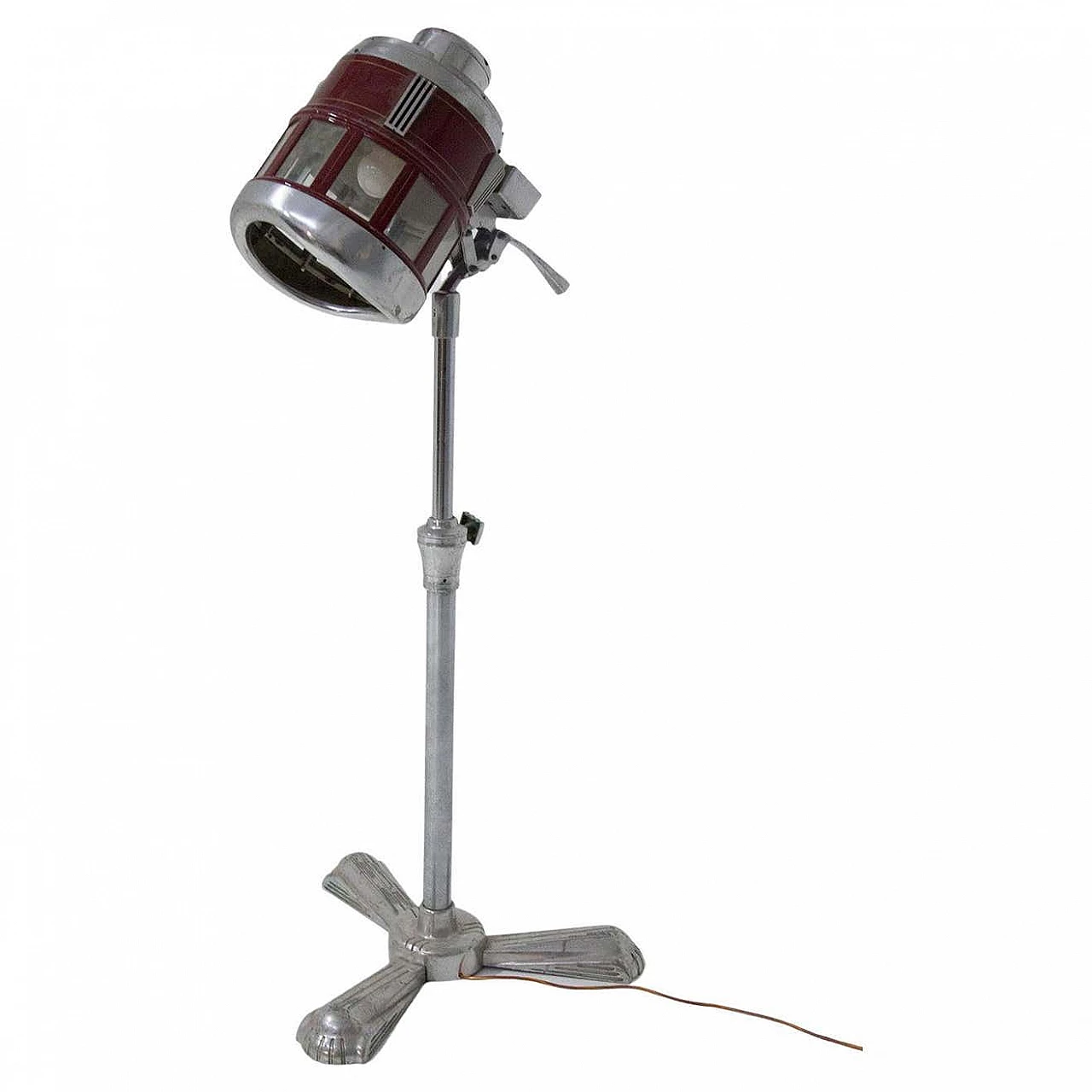 Free S hairdresser's helmet floor lamp, 1950s 6