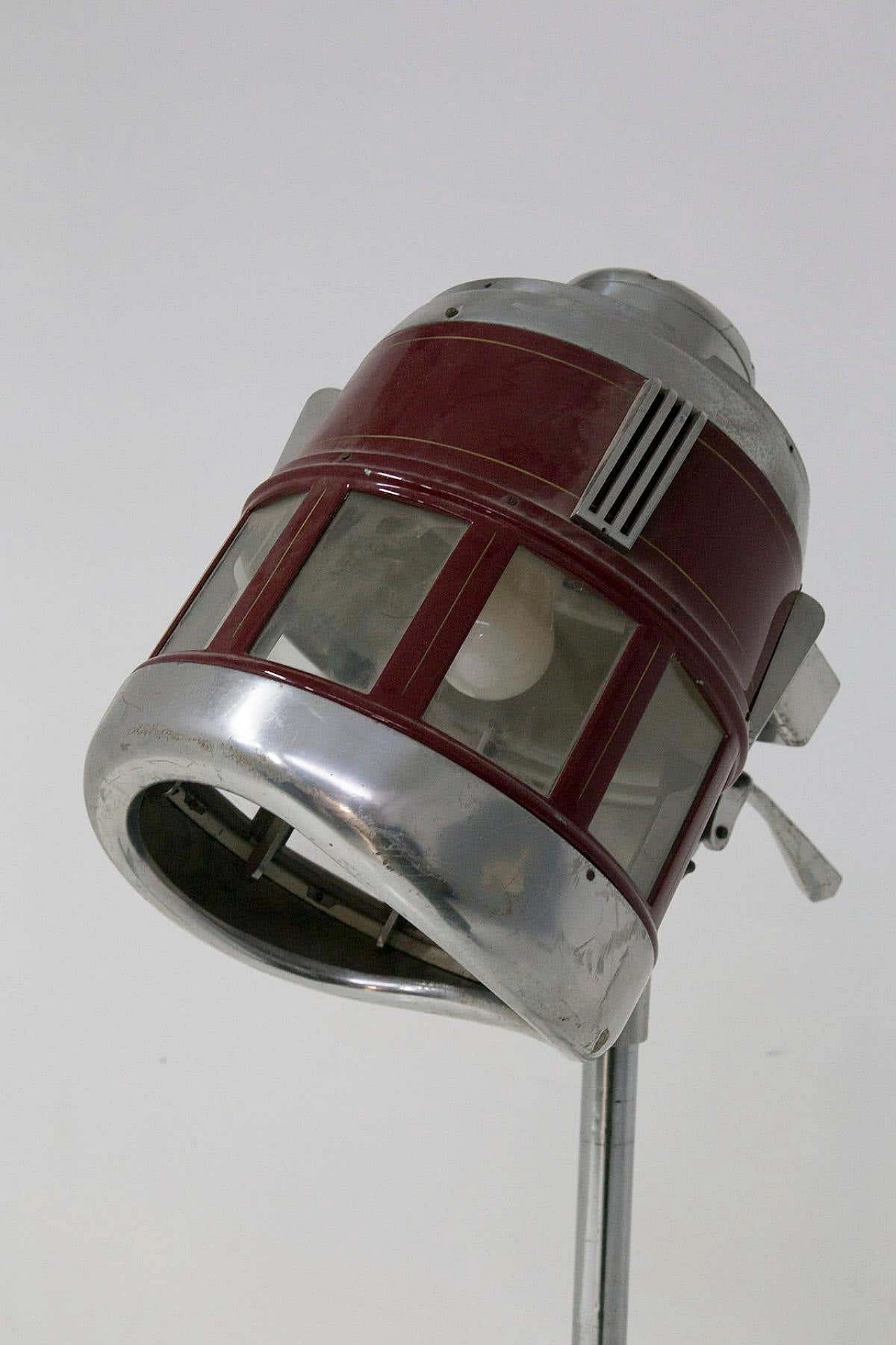 Free S hairdresser's helmet floor lamp, 1950s 7