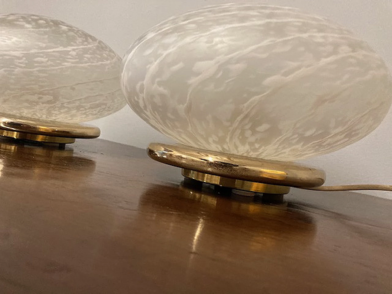 Pair of Murano glass table lamps, 1970s 6