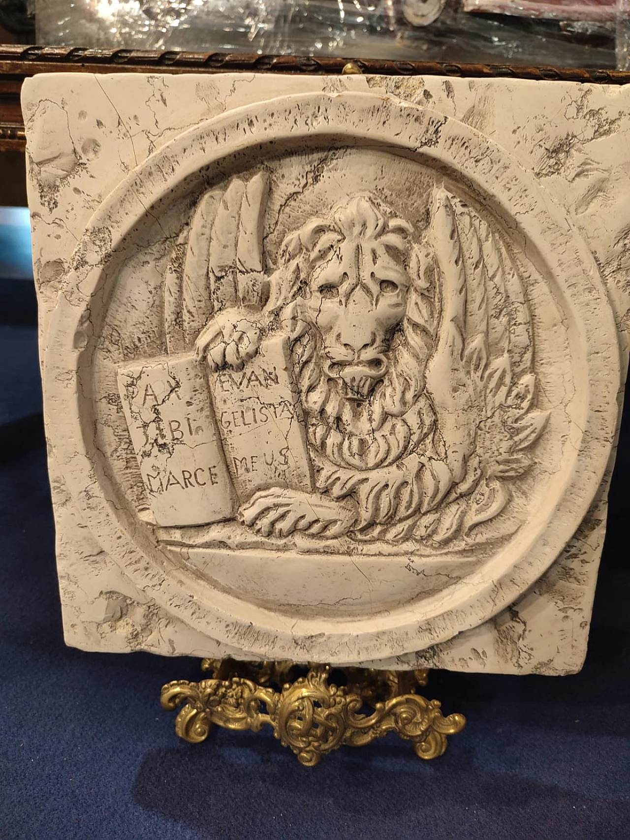 Istrian marble tile with Lion of Saint Mark, early 19th century 1