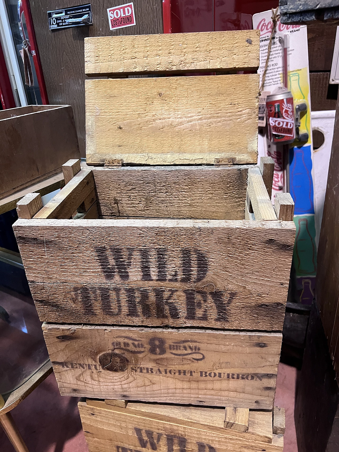 Wooden box for whisky bottles 1