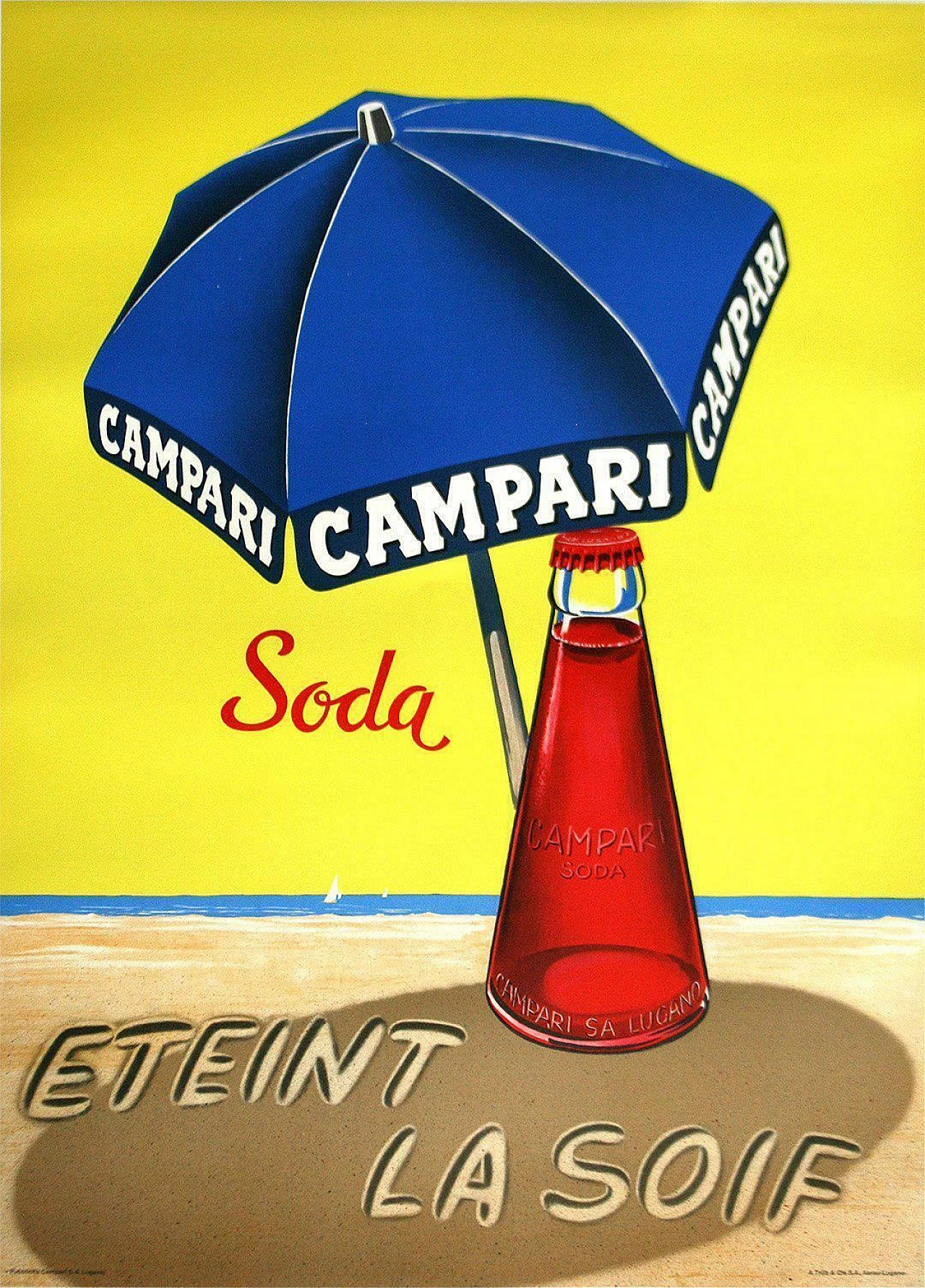 Manifesto pubblicitario Campari Soda, 1963 1