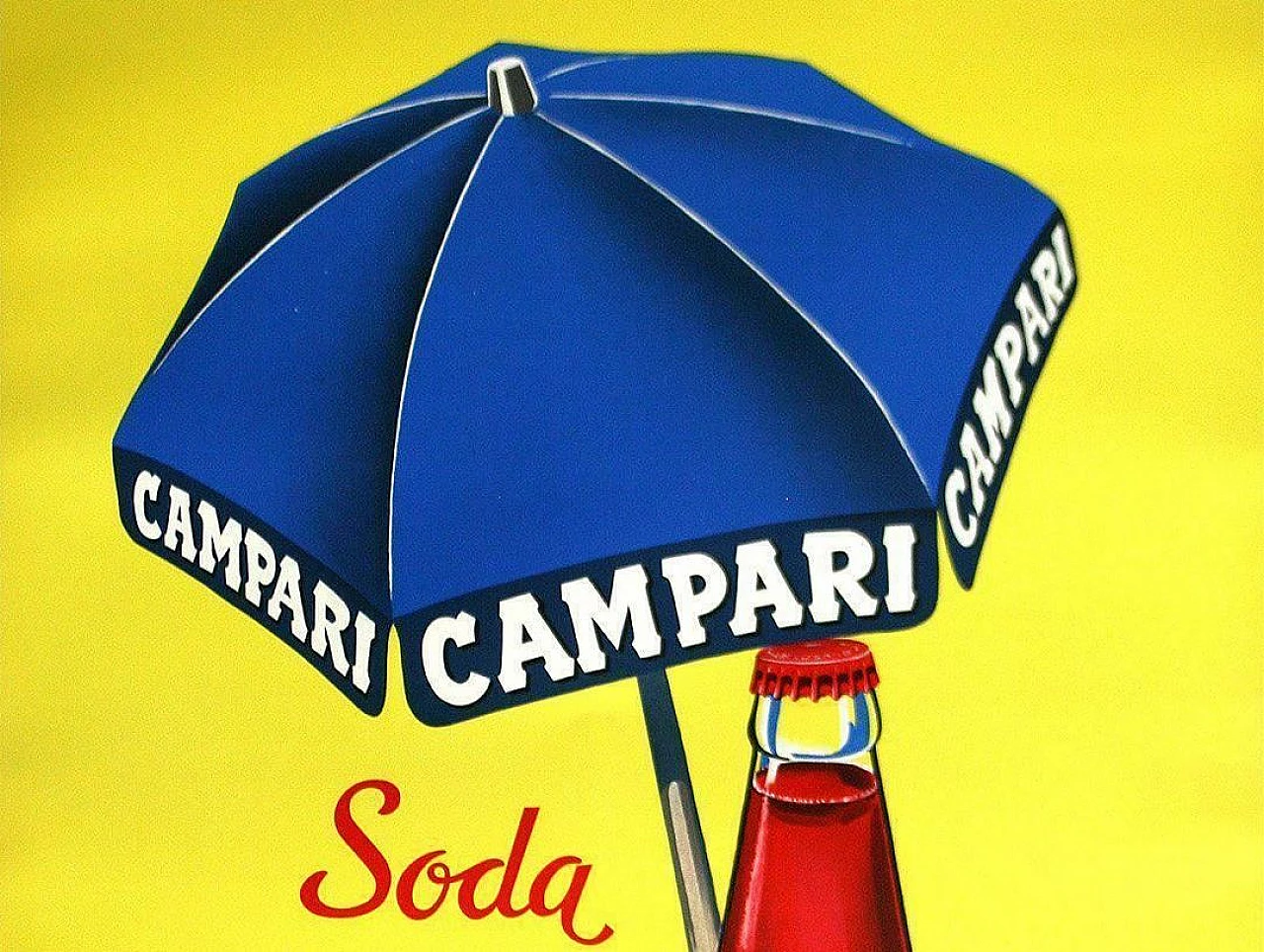 Manifesto pubblicitario Campari Soda, 1963 3