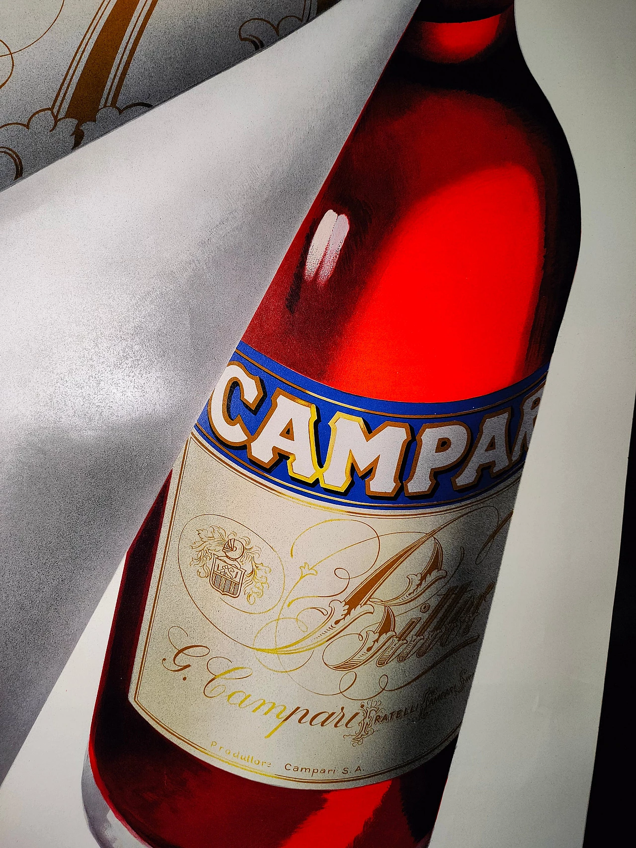 Manifesto pubblicitario Bitter Campari Apéritif di Carlo Fisanotti, 1957 5