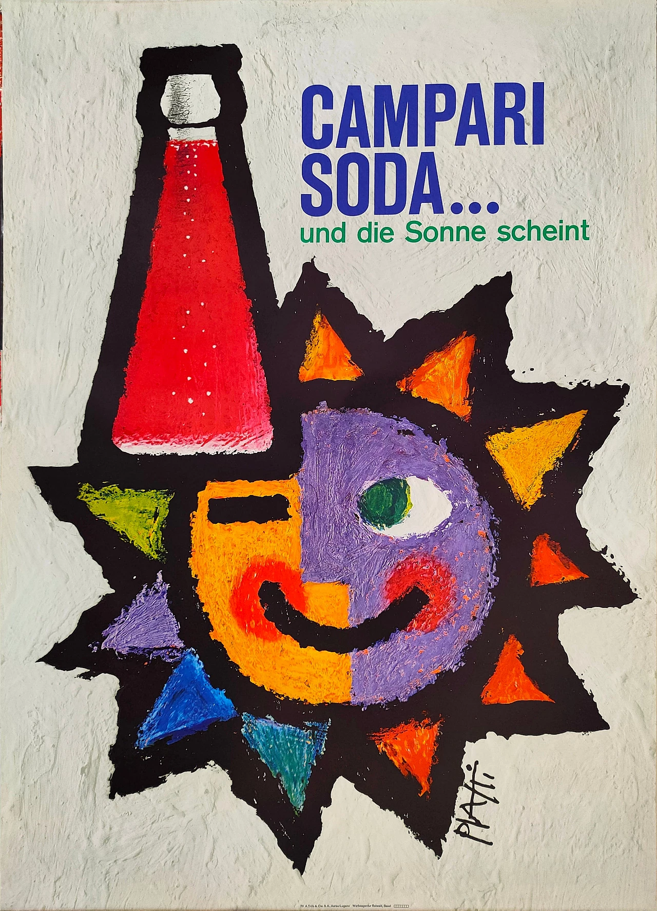 Manifesto pubblicitario Campari Soda di Celestino Piatti, 1966 1