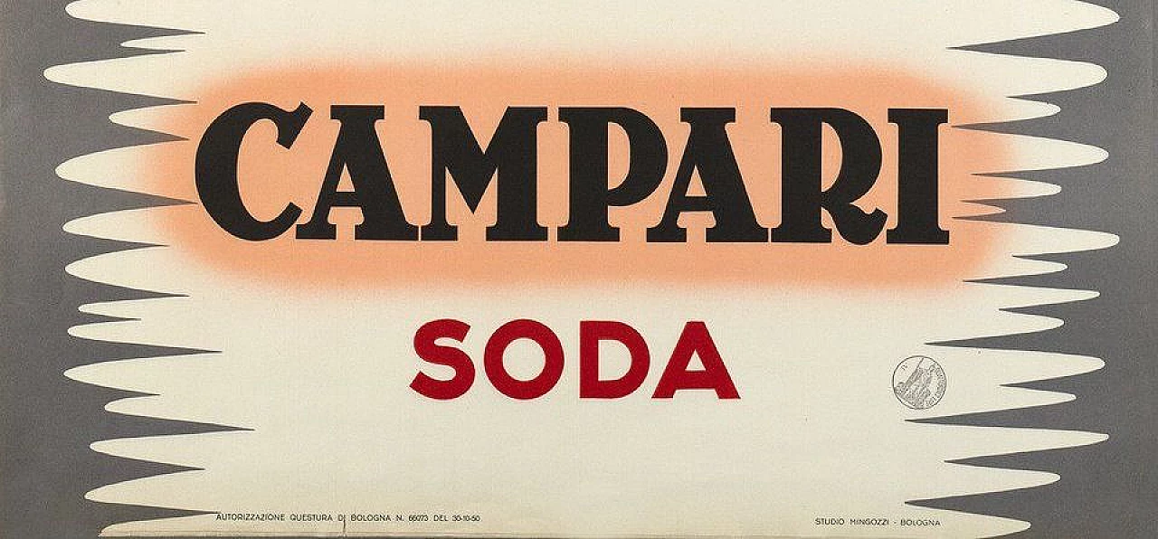 Campari Soda advertising poster by Giovanni Mingozzi, 1950 2